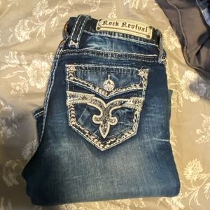 Rock Revival Cherilyn mid rise boot cut jeans 27